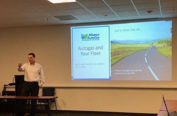 Alliance AutoGas Employee Speaking at Autogas Answers Event