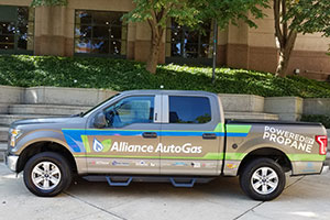 Converted Ford Autogas Truck at Sustainability Conference