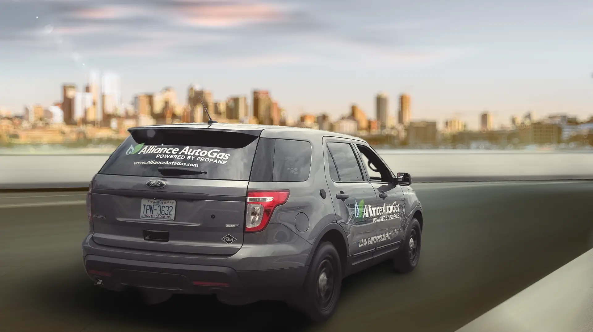 Police Truck with Alliance Autogas decals